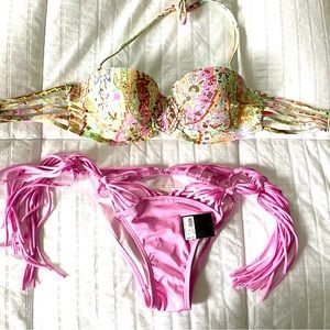 Victoria’s Secret bikini bathing suit 34D, Large NEW